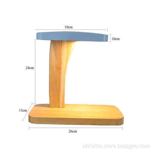 Wood Base Table Lamp For Decoration Bedroom Light